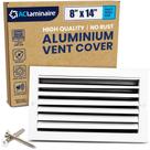 Tampa de ventilação LAMINAIRE Fluxo de ar unidirecional de alumínio 20x35cm