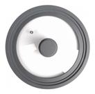 Tampa de Vidro com bordas em silicone Adaptável 20-22-24cm