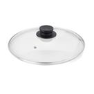 Tampa De Vidro Com Pomel Preto 24Cm - Multiflon