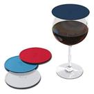 Tampa de vidro Coverware Drink Tops Tap and Seal, pacote com 4