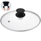 Tampa de Vidro Feipone 24 cm Temperado com Aro de Aço Tampa de Vidro Feipone 24 cm Temperado com Aro de Aço