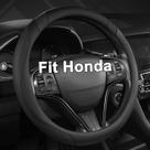 Tampa de volante West Llama personalizada para Honda Black