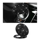 Tampa do botão Push to Start para carro Dickno Bling Crystal Black