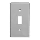 Tampa do interruptor Cantex 1 Gang 11x6 cm Termoplástico cinza