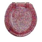 Tampa do vaso convencional glitter rosa