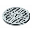 Tampa em Inox Anti-Aprisionamento Redonda Flat Aço Inox 316