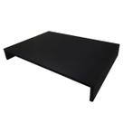 Tampa em MDF para Fogão com mesa de vidro de 4 Bocas com dimensões de até 58cm x 52cm cor Preto