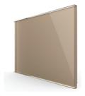 Tampa Espelho Cego 4x2 Livolo Vidro C/ Suporte - Gold