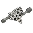 Tampa Frontal Cabeçote da Bomba Aluminio para Lavadora WAP New Eco Wash 2200 FW005616