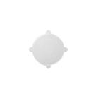 Tampa Hermetic Caps Redonda 12cm Natural em Silicone
