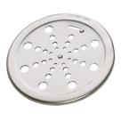 Tampa Jackwal Redonda para Caixa Sifonada, 15 cm, Inox