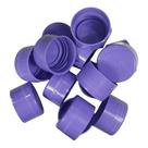 Tampa Lilas Linda Delicada De Tubete 3cm Com Rosca 50 Peças