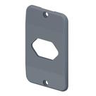 Tampa Para 1 Interruptor 3/4 Pol. Cinza Em Pvc Tigre Tampa Para 1 Interruptor 3/4 Pol. Cinza Em Pvc Tigre