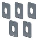 Tampa Para 1 Tomada Vertical PVC Cinza Emb 30 Peças Andaluz Tampa Para 1 Tomada Vertical PVC Cinza Emb 30 Peças Andaluz