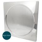 Tampa Para Caixa Sifonada 15x15 Veda Ralo Quadrado Tampa Cega Ralo De Chão 15cm Antiodor Aço Inox Tampão Cano Lavanderia