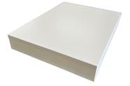 Tampa para Cooktop de 5 Bocas Grande em MDF com 4 lados fechados e dimensões de até 49cm x 85cm cor Branco