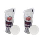 Tampa para copo 770ml transparente sem furo pp c/100 ultra