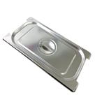 TAMPA PARA CUBA GN GASTRONÔMICA INOX 1/3 COM RECORTE BUFFET 17,7x32,5CM