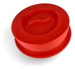 Tampa para prato de micro-ondas vermelha da tupperware