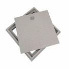 Tampa para Ralo com Aro 30x30 Odem Cinza