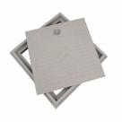 Tampa para Ralo com Aro PP 20x20 Odem Cinza