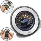 Tampa para Ralo de Pia OXO 2 em 1 Silicone e Inox com Filtro e Trava