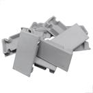 Tampa Plastica Para Tubo Alumínio 25x50 Fosco 10 Unidades