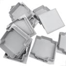 Tampa Plastica Para Tubo Alumínio 50x50 Fosco 10 Unidades Tampa Plastica Para Tubo Alumínio 50x50 Fosco 10 Unidades