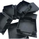 Tampa Plastica Para Tubo Alumínio 50x50 Preto 10 Unidades
