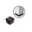 Tampa Ponteira Interna Embutir Metalon 20mm X 20mm - Cor Preta 4 Peças Tampa Ponteira Interna Embutir Metalon 20mm X 20mm - Cor Preta 4 Peças