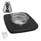 Tampa Preta Quadrada para Liquidificador Osterizer Clássico Oster Preto Tampa Preta Quadrada para Liquidificador Osterizer Clássico Oster Preto
