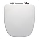 Tampa Privada Sanitario Savary Eternit MDF Laqueado Branco
