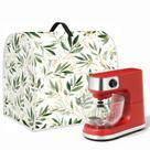 Tampa protetora contra poeira para batedeira de cozinha com folhas verdes de 4,5 L e 5 L Tampa protetora contra poeira para batedeira de cozinha com folhas verdes de 4,5 L e 5 L