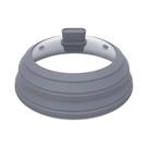 Tampa Protetora De Vidro Dobrável Para Micro-ondas De 10,5 Polegadas Com Protetor De Silicone De 9