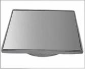 TAMPA PROTETORA INOX 304 2mm E BASE ALUMINIO 10X10 POLIDO