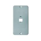 Tampa pvc cinza 1 modulo rj 1/2 x 3/4" masster