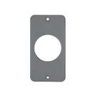 Tampa pvc cinza 1 tomada redonda 1/2 x 3/4" masster