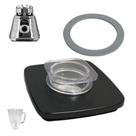 Tampa Quadrada Preta Liquidificador Oster Classico e Borracha Tampa Quadrada Preta Liquidificador Oster Classico e Borracha