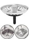 Tampa Ralo De Pia Cuba Válvula 4 1/2 Em Aço Inox Original Tramontina P/ Cozinha E Tanque