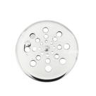 Tampa Ralo Grelha Redonda 10x10cm Inox Função Abre / Fecha