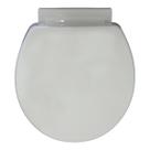 Tampa Sanitario Convencional Oval Fechamento Suave Branco