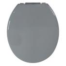 Tampa Sanitario Oval Almofadado Universal Cinza Tampa Sanitario Oval Almofadado Universal Cinza