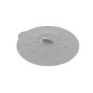 Tampa silicone panela microondas 16cm alta temperatura CINZA