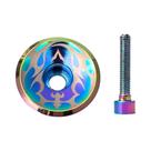 Tampa Superior De Alumínio Ultra Leve 5.2g TANKE Para Garfo De Bicicleta 28.6mm Tampa Superior De Alumínio Ultra Leve 5.2g TANKE Para Garfo De Bicicleta 28.6mm