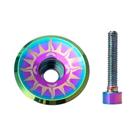 Tampa Superior De Alumínio Ultra Leve 5.2g TANKE Para Garfo De Bicicleta 28.6mm