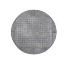 Tampa Tampão Chão Articulado Redondo 000208-JDL para Caixa de Passagem Ferro Fundido 51x42cm