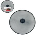 Tampa Telada Metálica Preta Luxo Protetor de Fritura 29cm