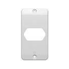 Tampa Tomada Hexagonal Horizontal Condulete 1/2 3/4 Branco