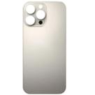 Tampa Traseira De Vidro Para ip 16 Pro Titanium White