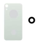 Tampa Traseira De Vidro Para ip Xr Branco Lente Câmera Tampa Traseira De Vidro Para ip Xr Branco Lente Câmera